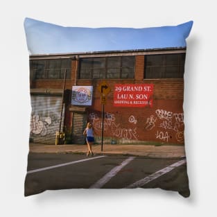 Williamsburg, Brooklyn, New York City Pillow