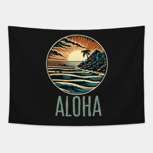 Island Vibes - Aloha for the Whole Family Tapestry