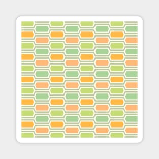 Retro Digital Patterns Magnet