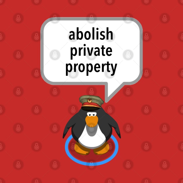 Abolish Private Property - Club Penguin by Football from the Left