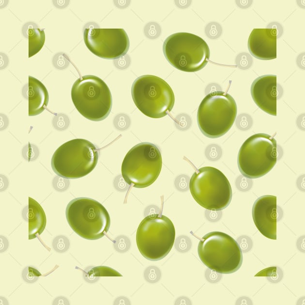 Olives - Mediterranean pattern by GreekTavern