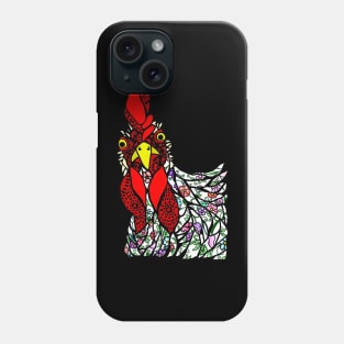 Floral Chicken Phone Case