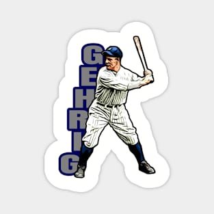 Lou Gehrig 4 Magnet