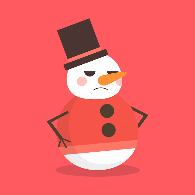 Cute Snowman Design by Raafeya's Crafts