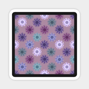 Deco Suns Cool on Mauve Repeat 5748 Magnet