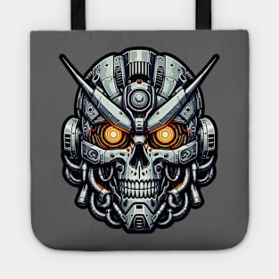 Biomech Skull S01 D46 Tote