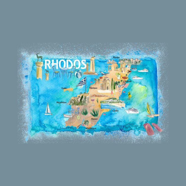 Discover Rhodes - Rhodes - T-Shirt