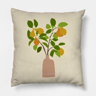 Pears in a vase Pillow