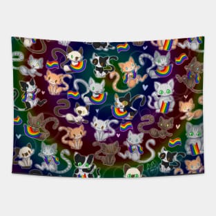 kitty pride - LGBTQ Tapestry