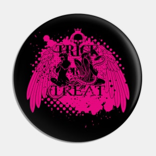 Trick or Treat? - Magenta Pin