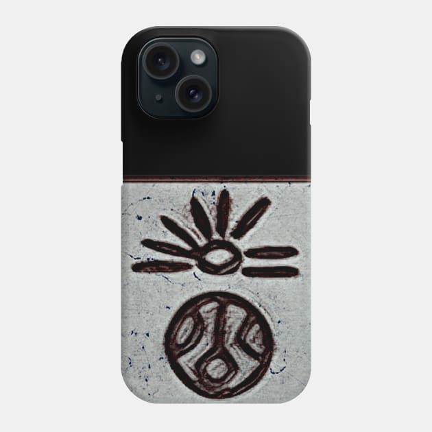 Taino Sun Symbol Phone Case by SoLunAgua