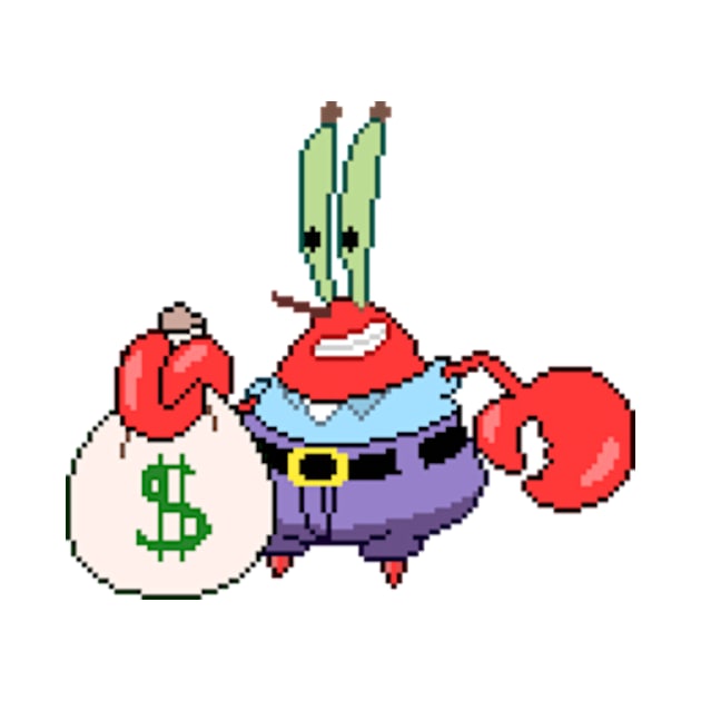 MR Krab Pixel by JeanPixel