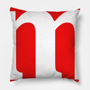 Lowercase Letter m - Fun Halloween Costume - halloween-couple Pillow