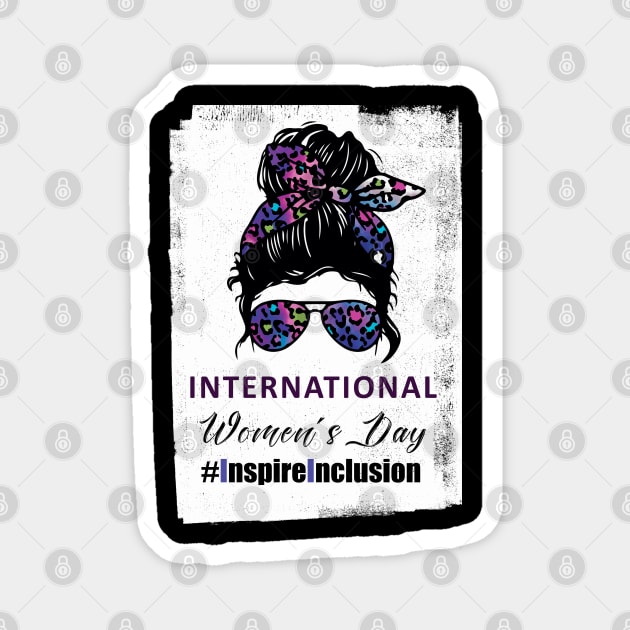 International Women's Day 2024 Inspire Inclusion Magnet by anonshirt