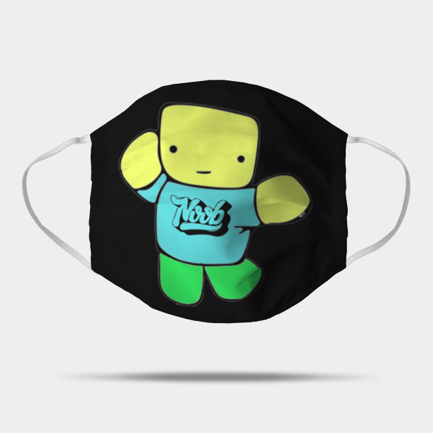 Roblox Noob Doodle Roblox Mask Teepublic Uk - noob in a bag roblox