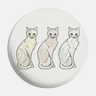 Marigold Cats Pin