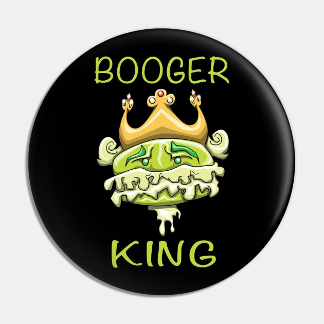 Booger King Pin by Wickedcartoons