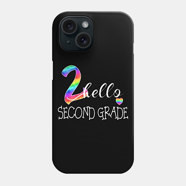 Hello Second Grade Cute 1st Day Of School Back To School Phone Case by Kimmicsts