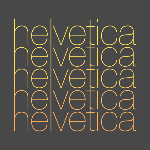 Helvetica Gradient by designerra