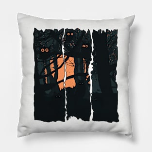 Orange Moon Pillow