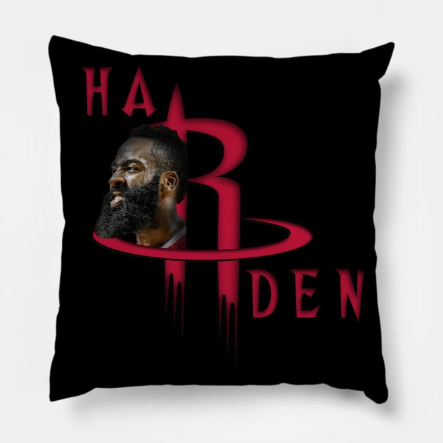 James Harden Pillow by gagashirt