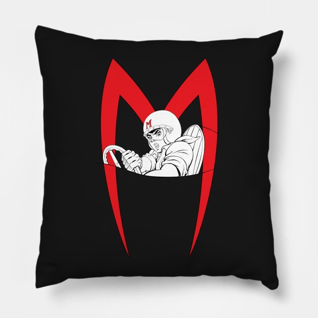 Speed Racer Go.... Pillow by drquest