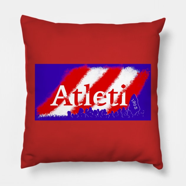 Atleti crowd Pillow by vlone.es