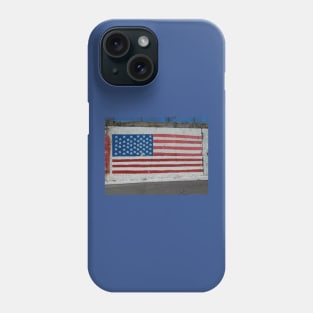 American flag graffiti Phone Case