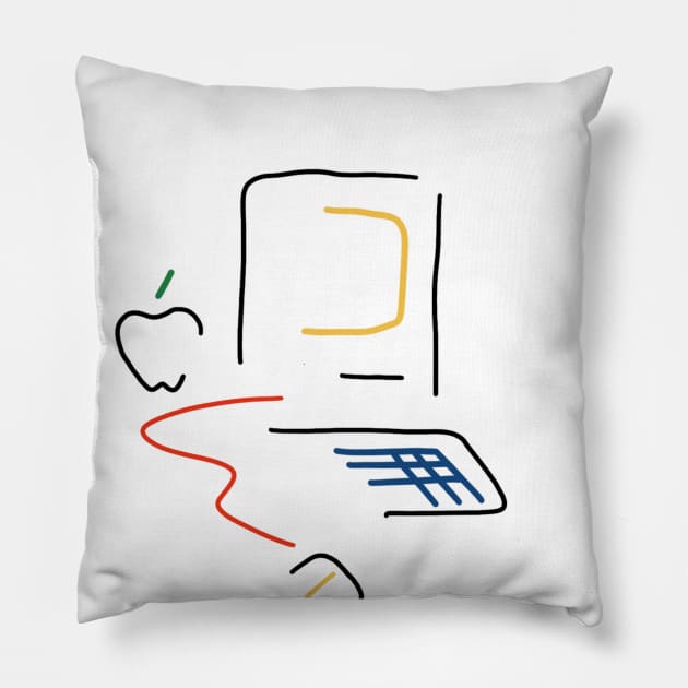 Apple Box 1984 Pillow by Apple