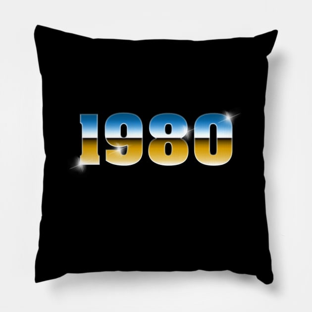 1980 Pillow by RickTurner