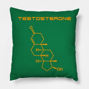Testosterone - Orange Pillow