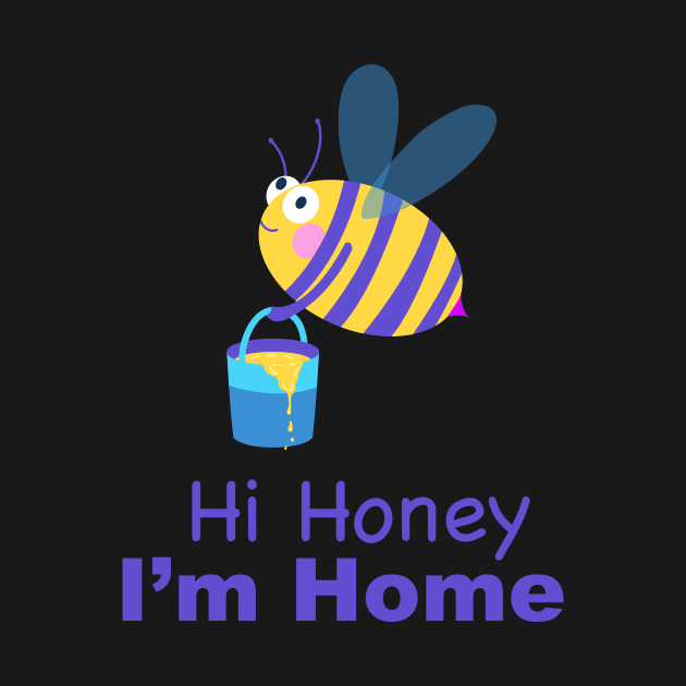 Honey bee with bucket by Farissa