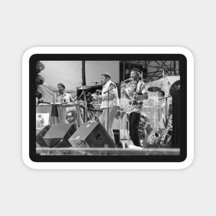 The Neville Brothers BW Photograph Magnet