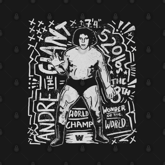 Andre The Giant Graphic by MunMun_Design