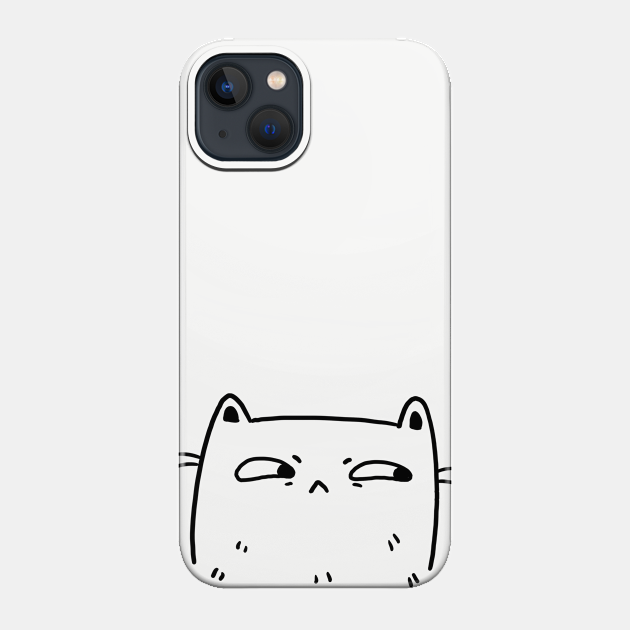 Judgmental cat - Funny Cats - Phone Case