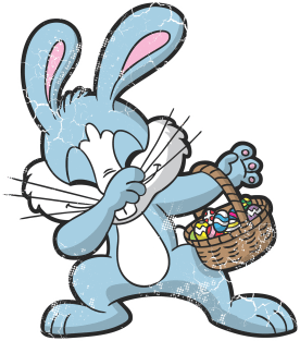 Dabbing Easter Bunny Dab Magnet