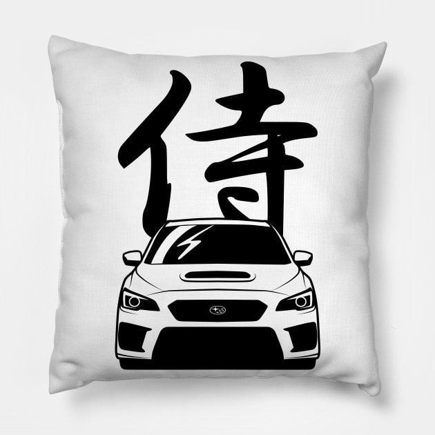 SUBIE SAMURAI Pillow by HSDESIGNS