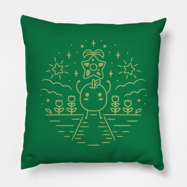 Junimo Spirit Pillow by Alundrart