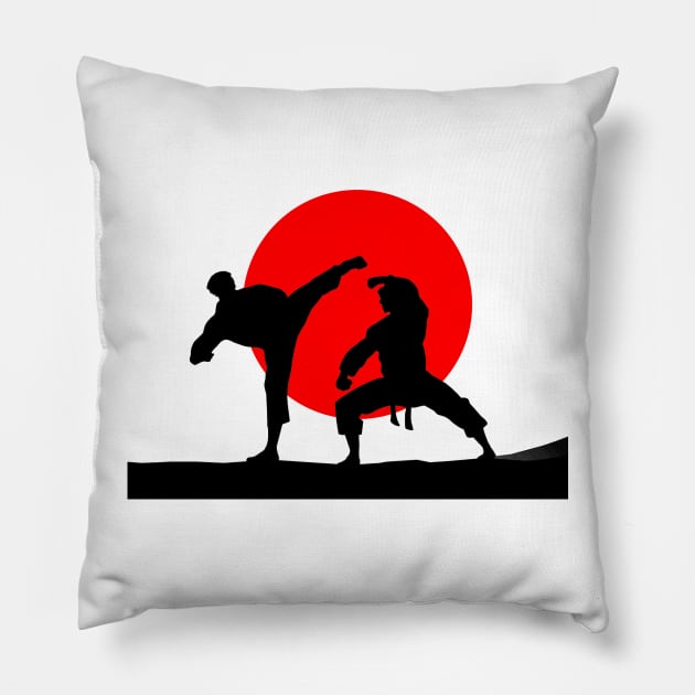 karate Pillow by vivalarevolucio