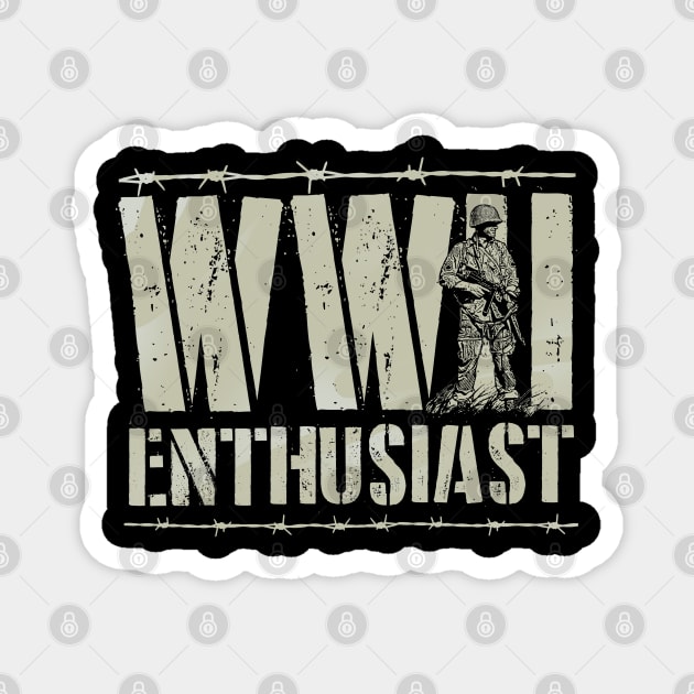 WW2 Enthusiast Magnet by Distant War