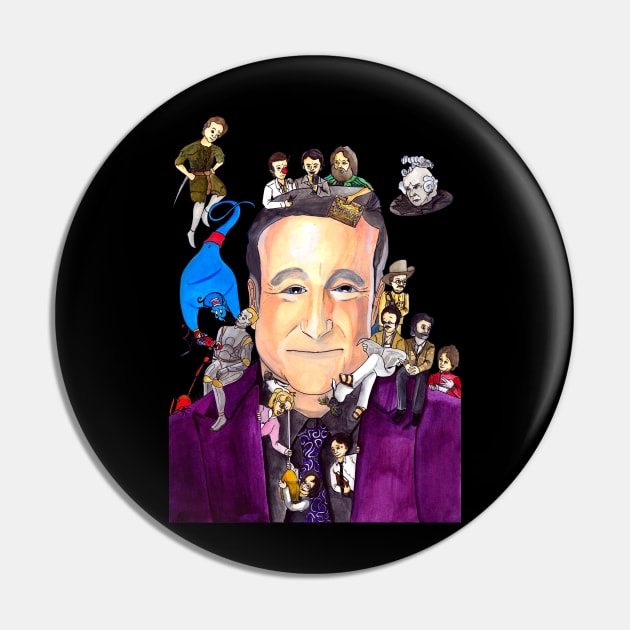 Robin Williams Pin by Aviva Bubis