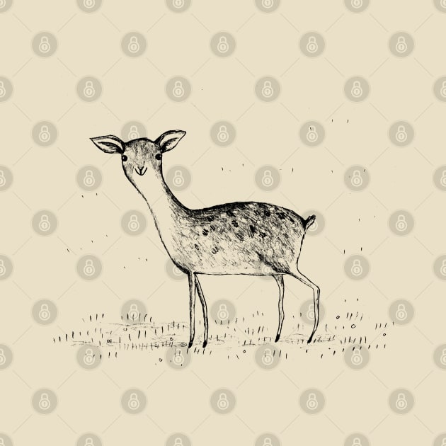 Monochrome Deer by Sophie Corrigan