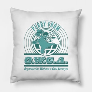 Perry from OWCA (Two-Tone Teal) Pillow