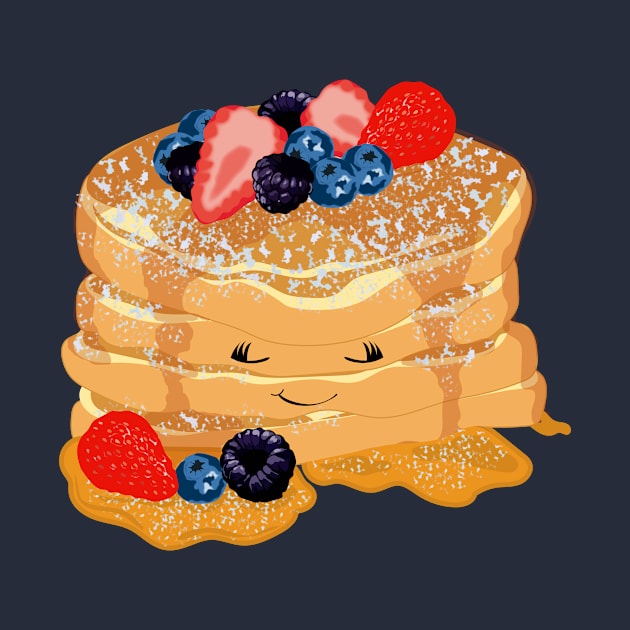 Blissful Pancake Stack by Cosmic-Fandom