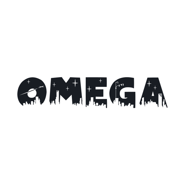 Omega Cityscape Letters by Rosemogo