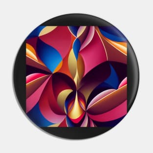 Sacred Geometry Vibrant Pattern Pin