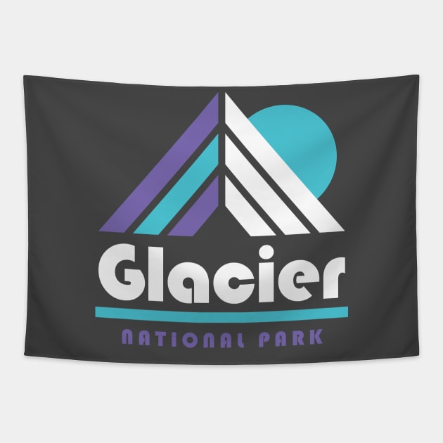 Glacier National Park Tapestry by PodDesignShop