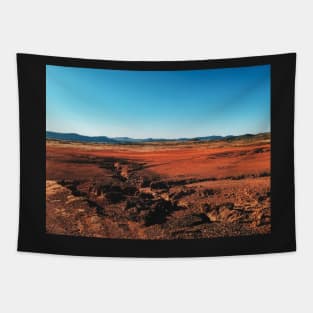 Red Barrren Soil in Beautiful Wild Landscape (Chapada dos Veadeiros, Brazil) Tapestry