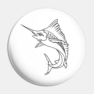 HomeSchoolTattoo Marlin Pin