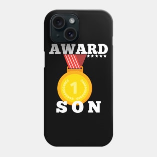 Award Trophy Best son i love my son gift Phone Case